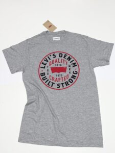 Camiseta Levis Original Gris